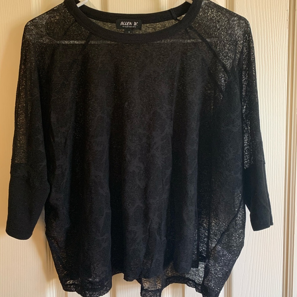 🧨👗 3 for $25👗🧨 Black Sheer Top